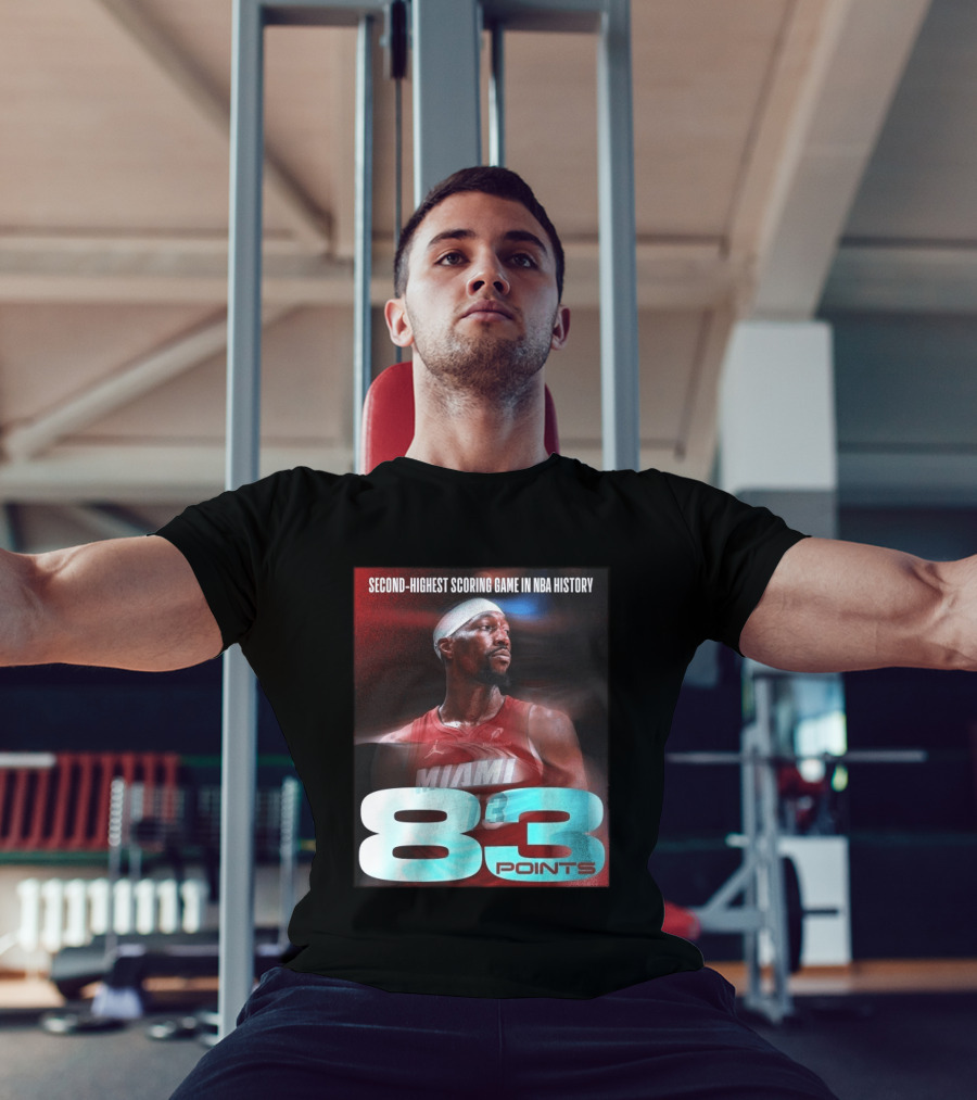 Miami 83 Points Bam Adebayo Second Highest Scoring Game In NBA History T-Shirt