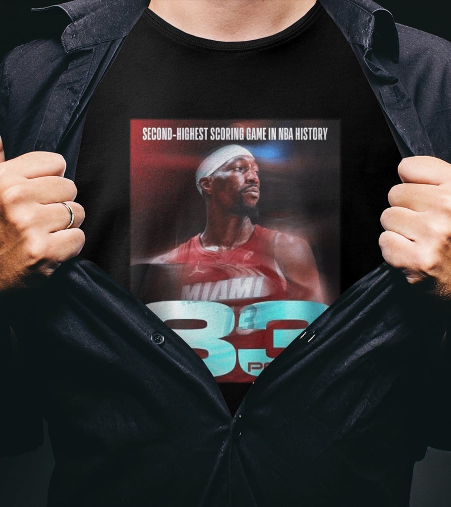 Miami 83 Points Bam Adebayo Second Highest Scoring Game In NBA History T-Shirt