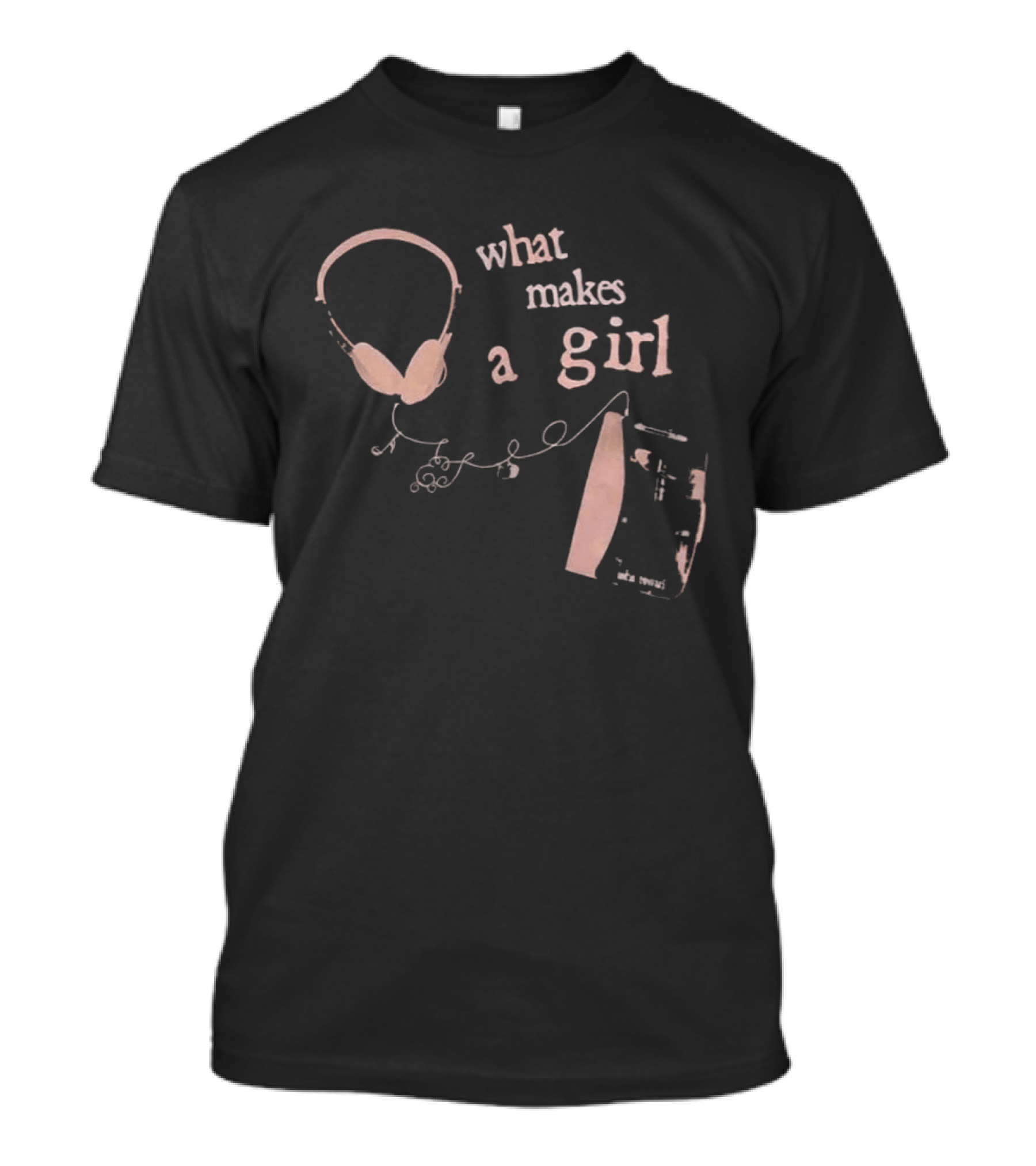 Conan Gray Wishbone World Tour 2026 What Makes A Girl Headphones Music Notes T-Shirt