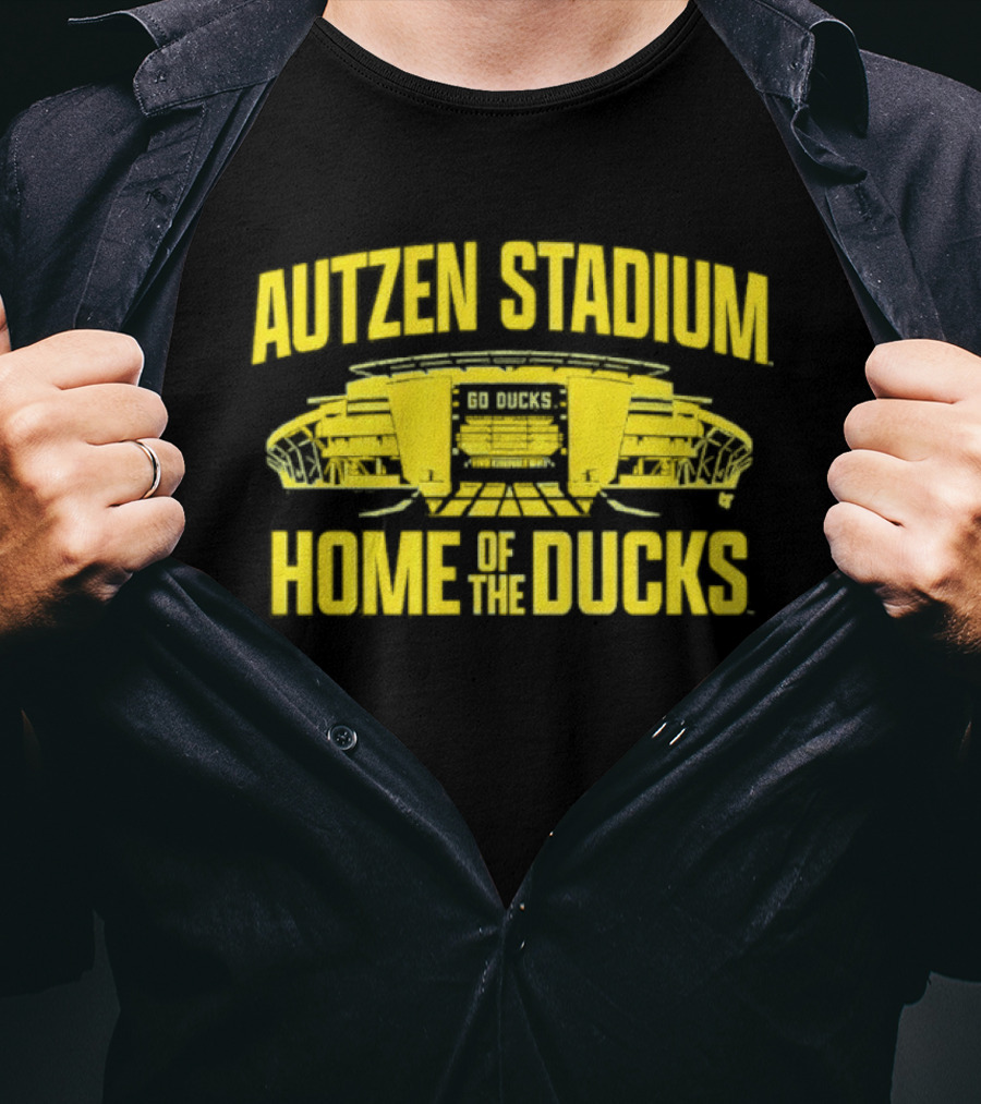 Autzen Stadium Home Of The Ducks Oregon Football T-Shirt