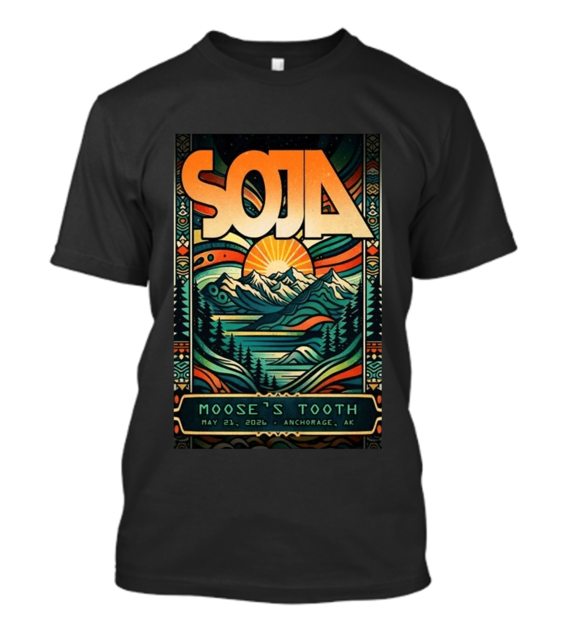 Soja Moose's Tooth Anchorage AK May 21 2026 T-Shirt