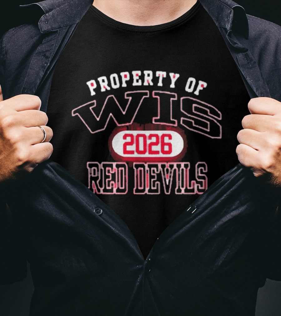 Property Of Wis Washington Red Devils Class Of 2026 T-Shirt
