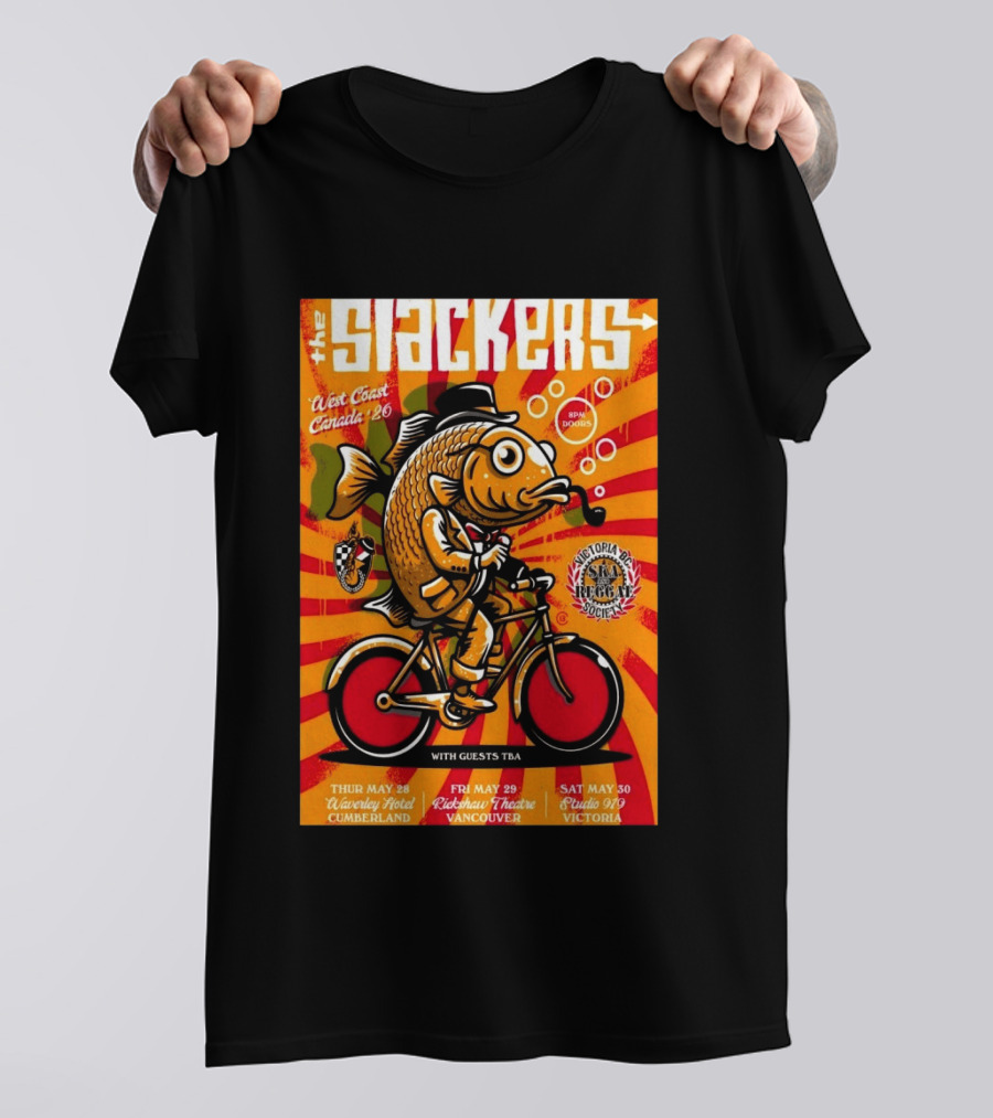The Slackers West Coast Canada Tour 2026 Victoria Ska And Reggae Society With Guests TBA T-Shirt