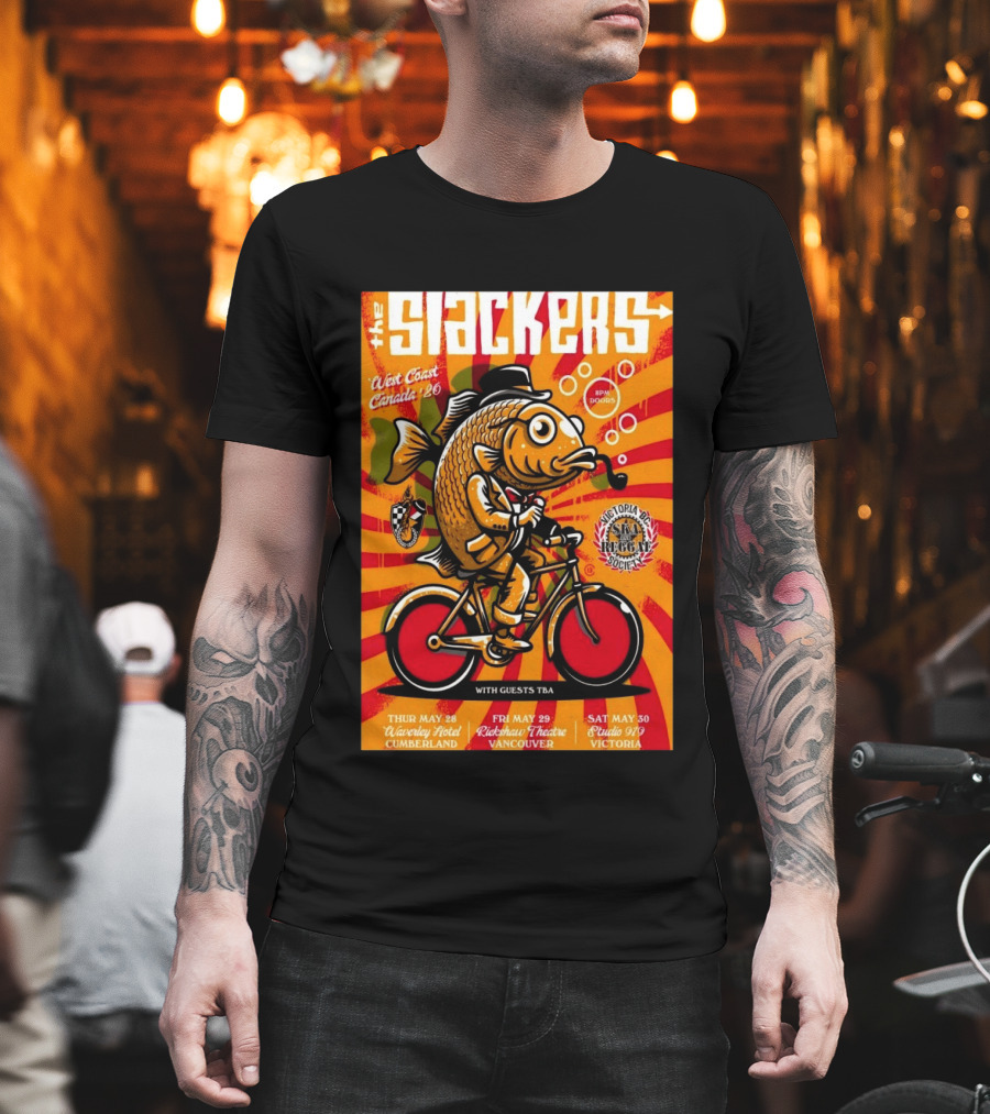 The Slackers West Coast Canada Tour 2026 Victoria Ska And Reggae Society With Guests TBA T-Shirt