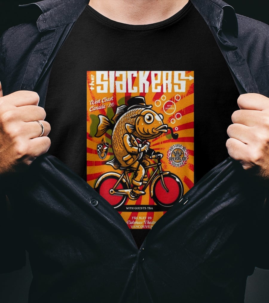 The Slackers West Coast Canada Tour 2026 Victoria Ska And Reggae Society With Guests TBA T-Shirt