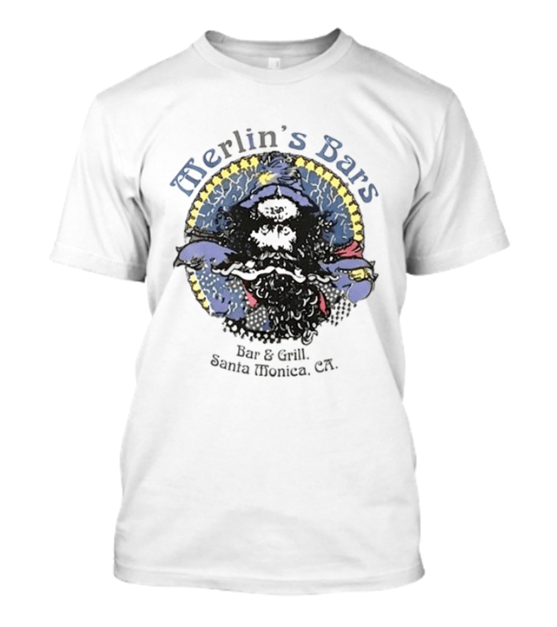 Merlin's Bars Bar & Grill Santa Monica CA T-Shirt