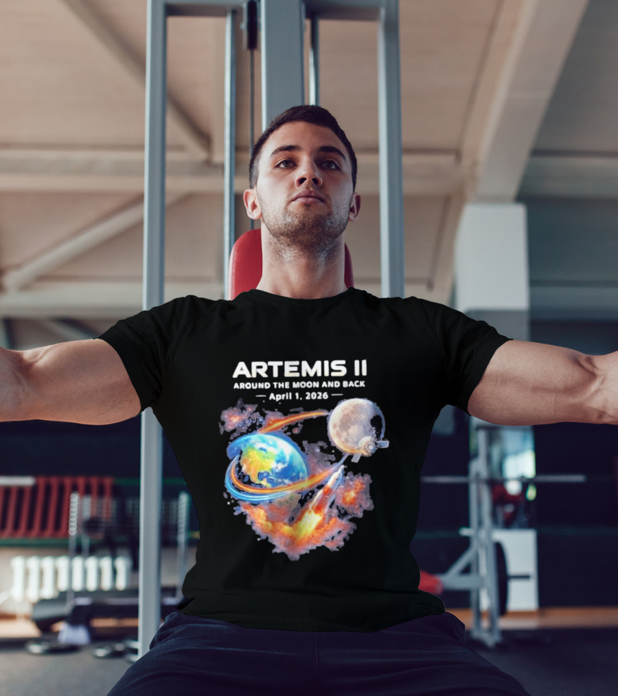Artemis II Around The Moon And Back April 1 2026 T-Shirt