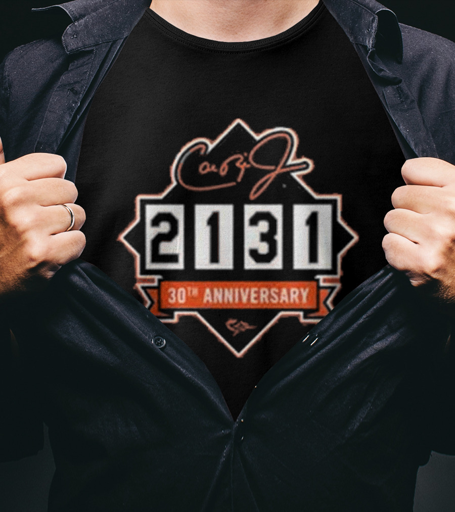 Baltimore Orioles Cal Ripken Jr. 2131 30th Anniversary Night 2026 T-Shirt