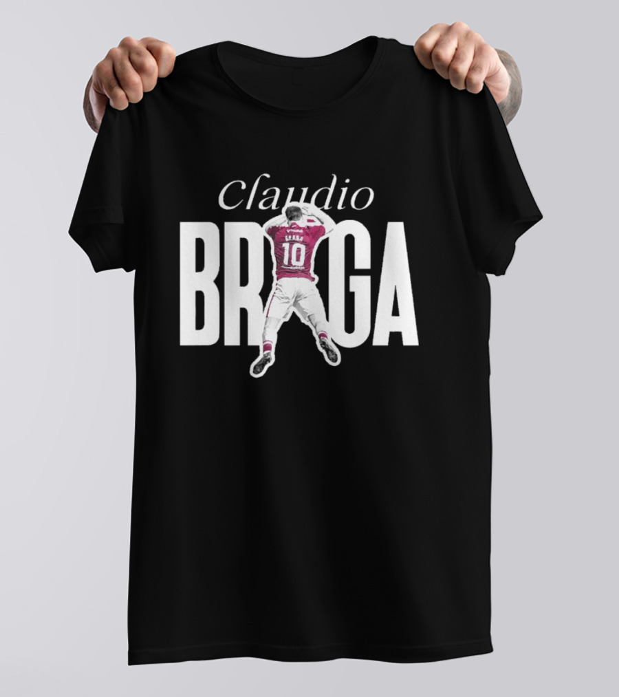 Cláudio Braga 10 Midlothian Football Club Player T-Shirt