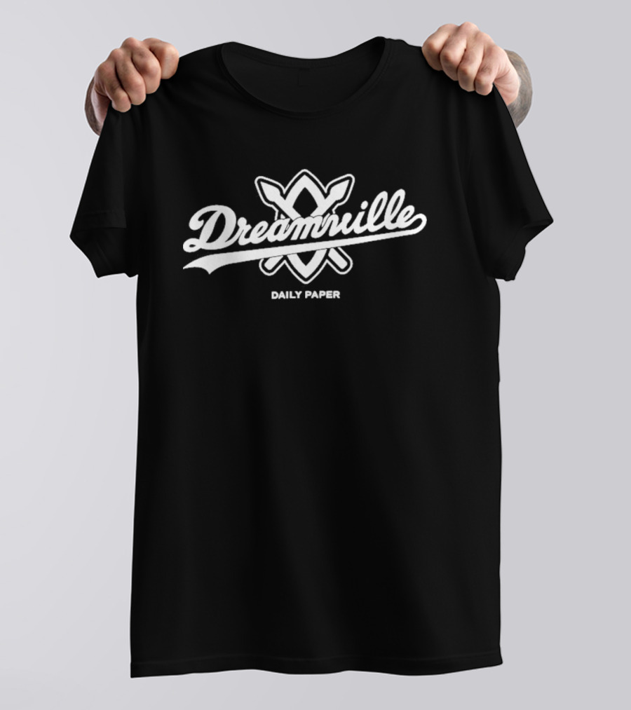 Dreamville Daily Paper X Collaboration Baseball Bats T-Shirt
