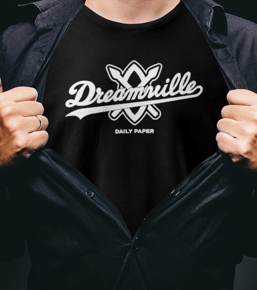 Dreamville Daily Paper X Collaboration Baseball Bats T-Shirt