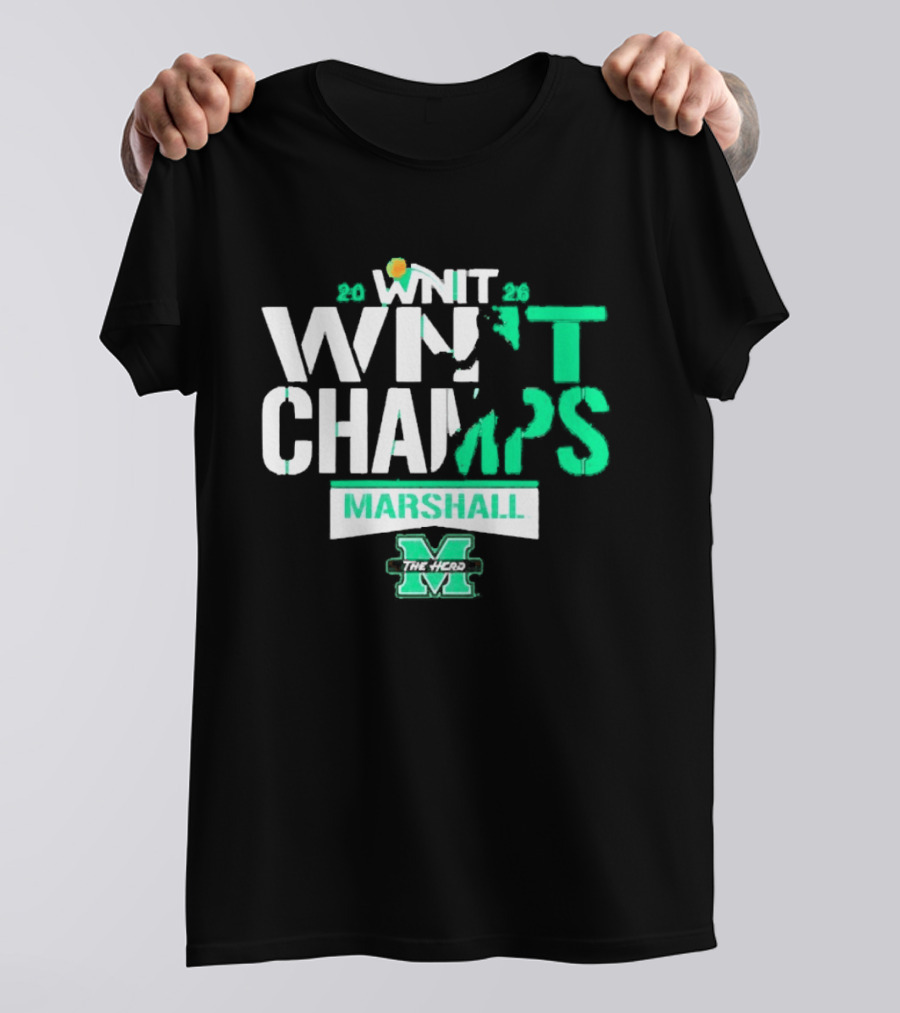 Marshall Thundering Herd 2026 WNIT Champs T-Shirt