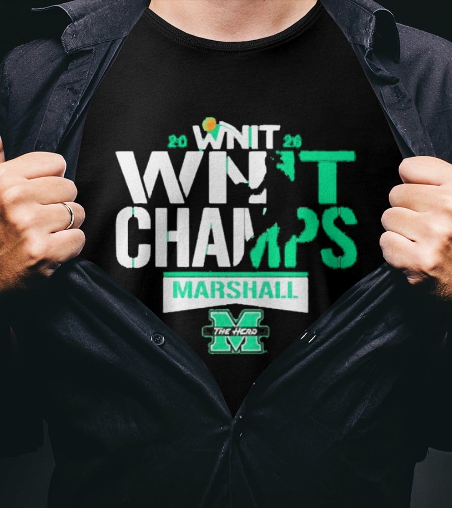 Marshall Thundering Herd 2026 WNIT Champs T-Shirt