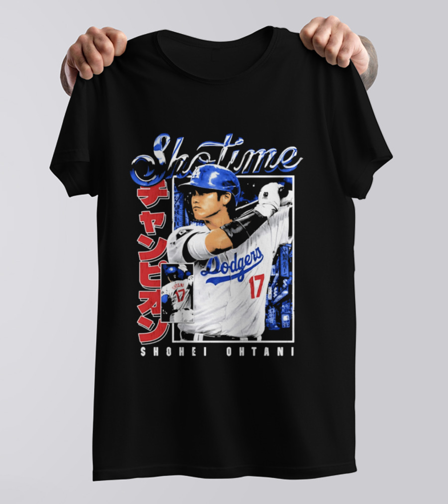 Showtime Shohei Ohtani Dodgers Champion 2026 T-Shirt