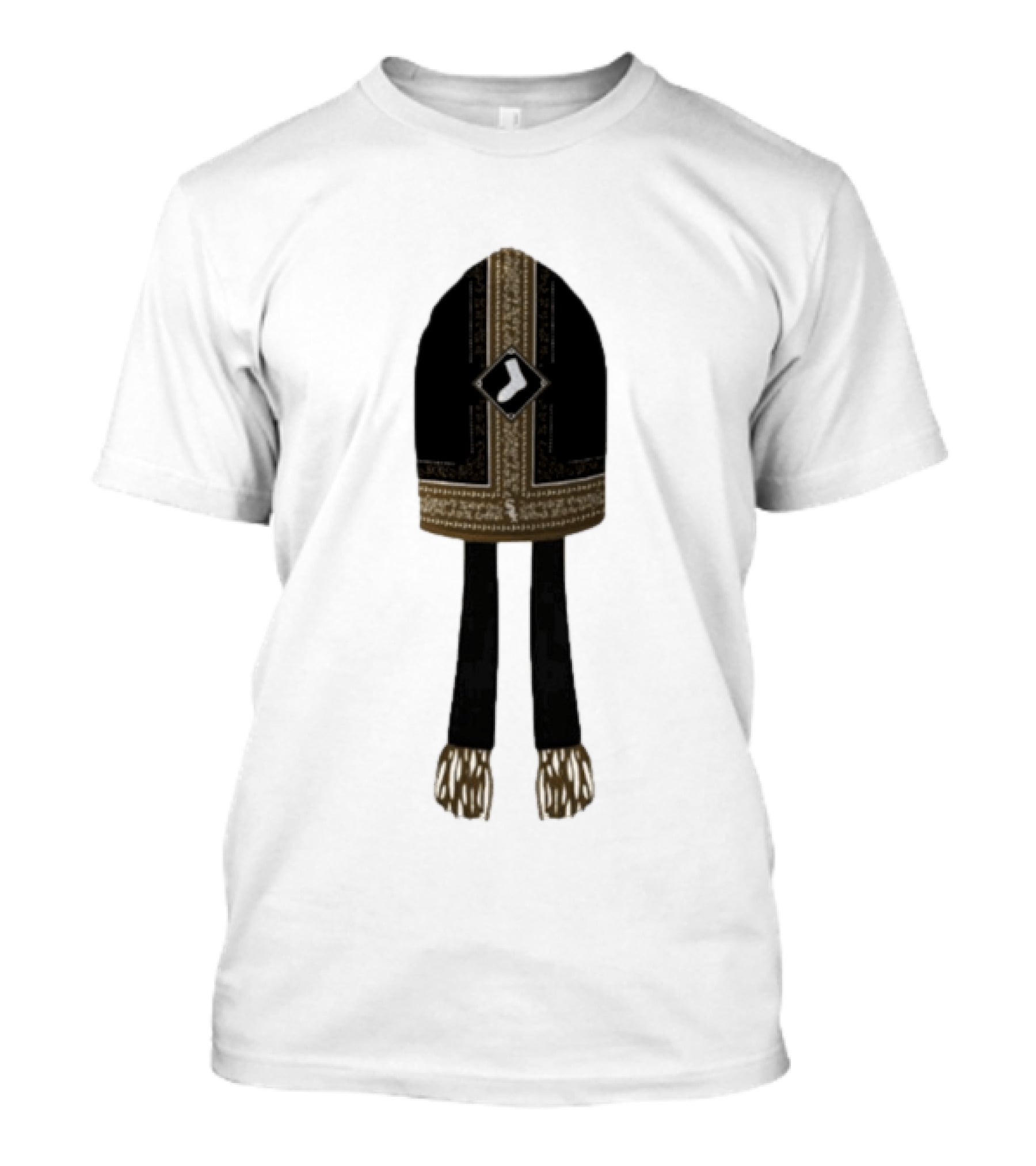 Pope Leo XIV Chicago White Sox Mitre Hat With Sox T-Shirt