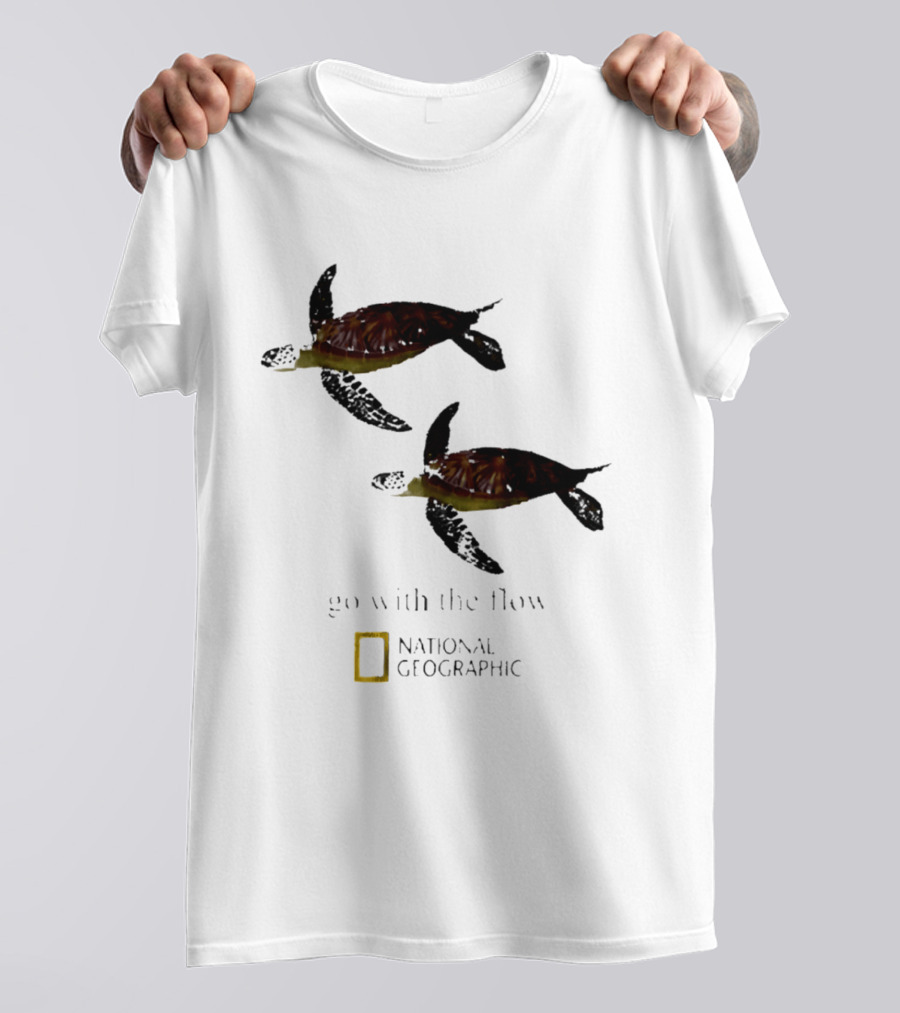 Sea Turtle Go With The Flow National Geographic T-Shirt