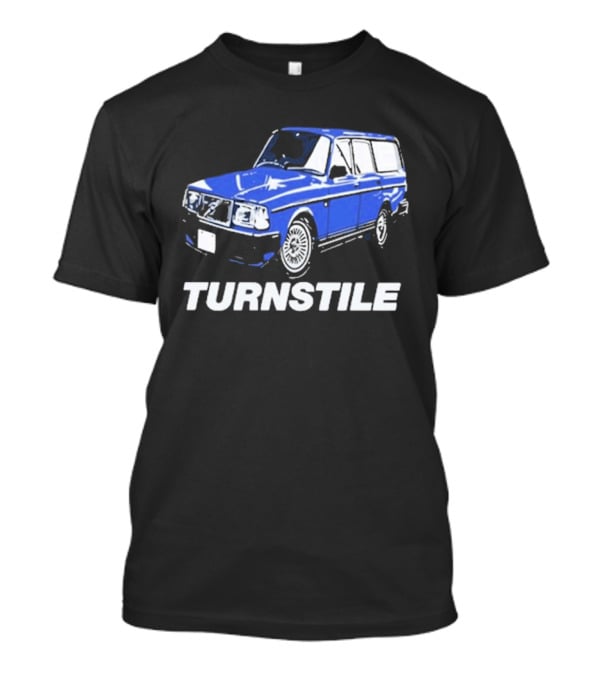 Turnstile Oversized Blue Car T-Shirt