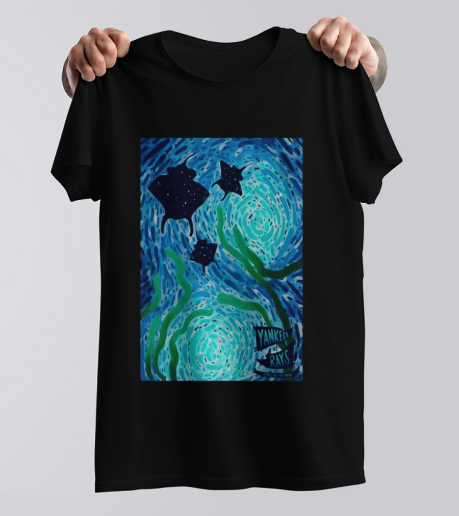 Yankees Vs Rays April 10 12 2026 Tropicana Field Ocean T-Shirt