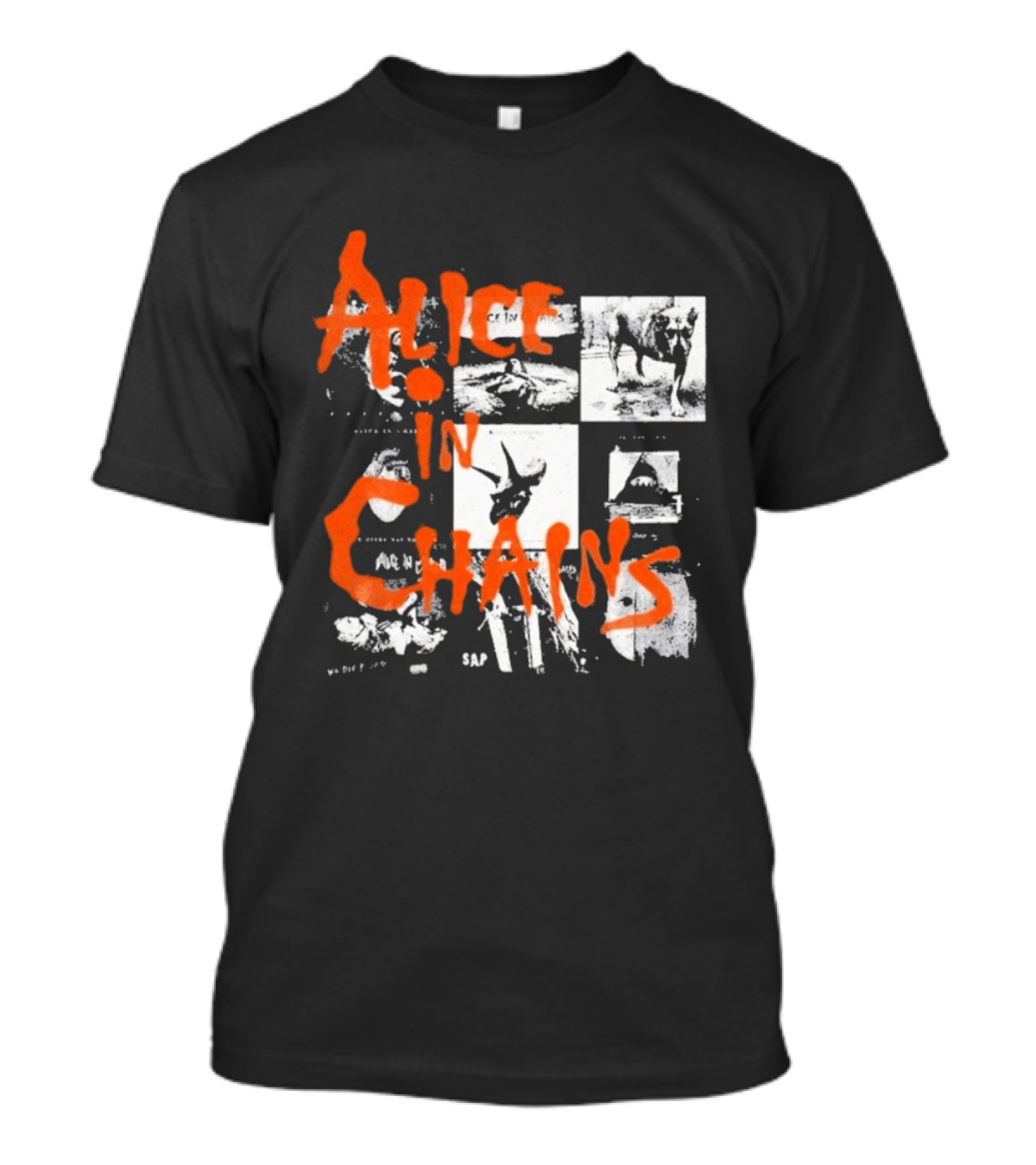 Alice In Chains Grunge Band Album Artwork Compilation T-Shirt