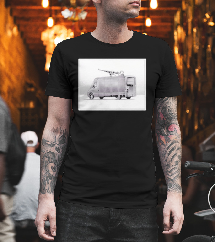 Boldy James Manhunt Banksy Inspired Armored Truck Scene T-Shirt