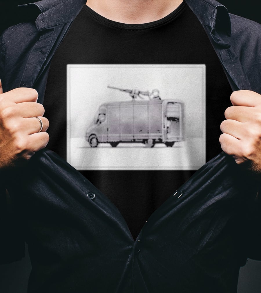 Boldy James Manhunt Banksy Inspired Armored Truck Scene T-Shirt