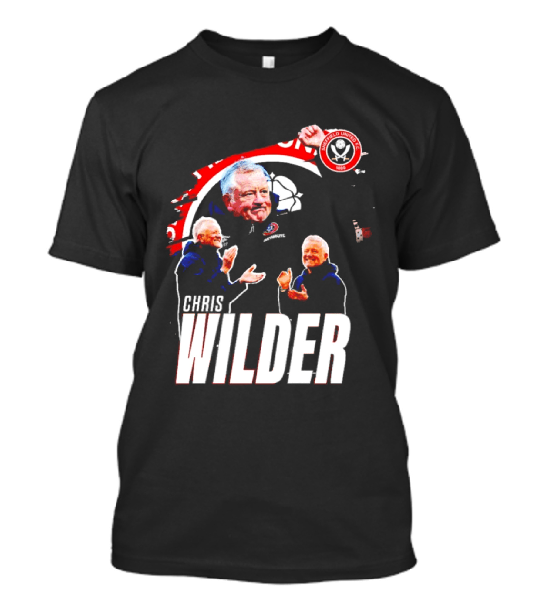 Sheffield United FC Chris Wilder Coach Fan Celebration T-Shirt
