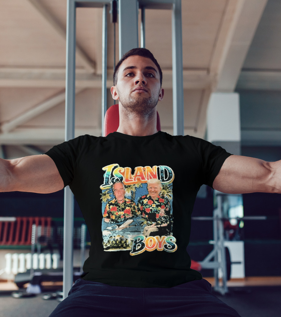 Island Boys Trump Epstein Hawking Hawaiian T-Shirt