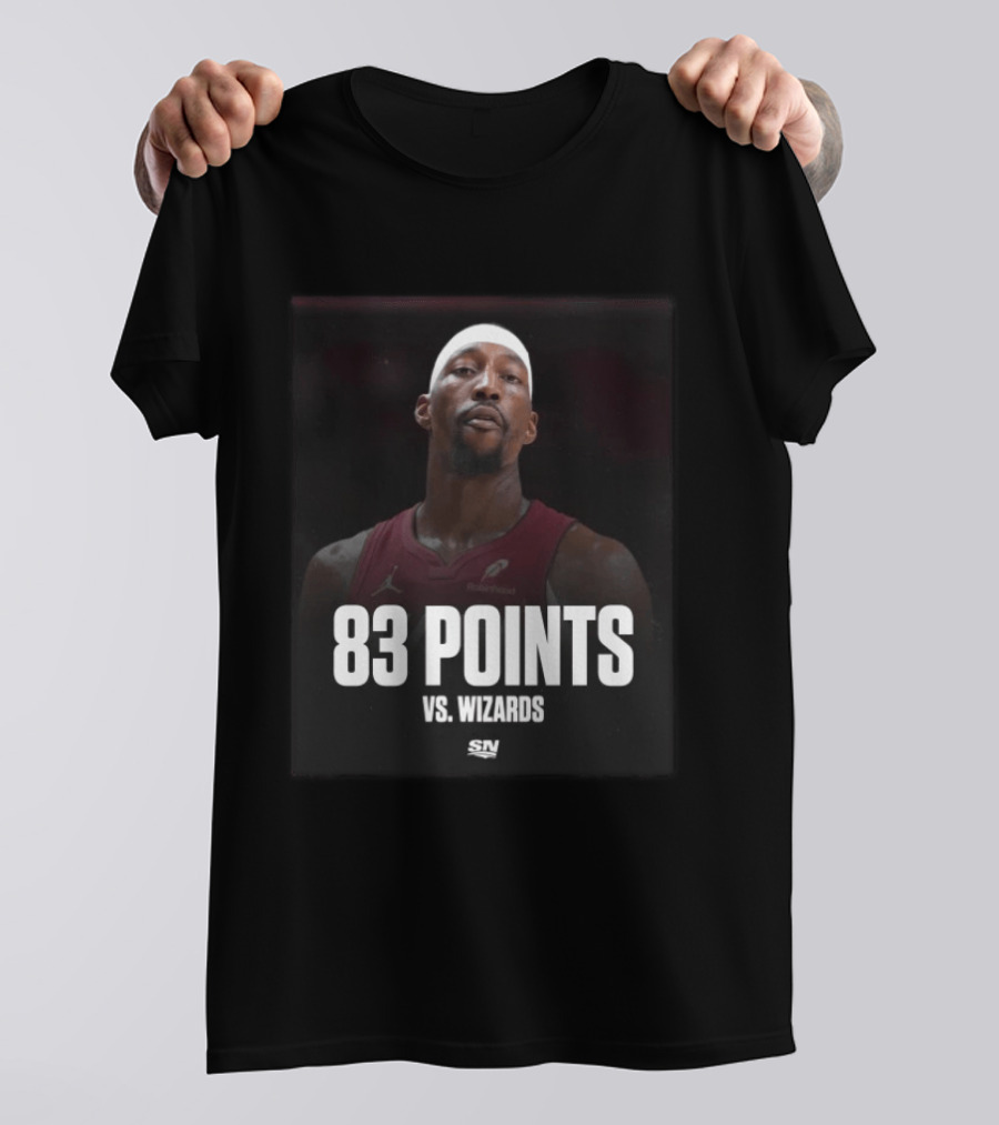 Bam Adebayo 83 Points Vs Wizards SN Sports Raptors T-Shirt