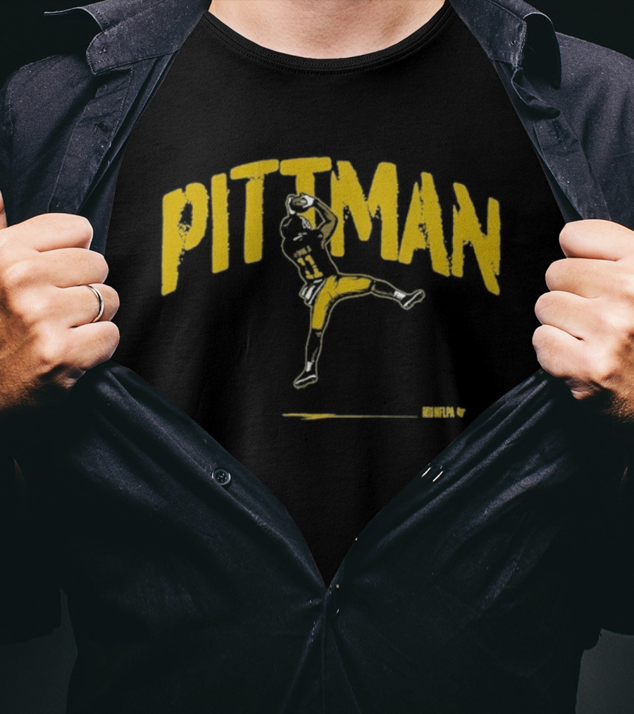Pittman Superstar Pose Pittsburgh Football T-Shirt