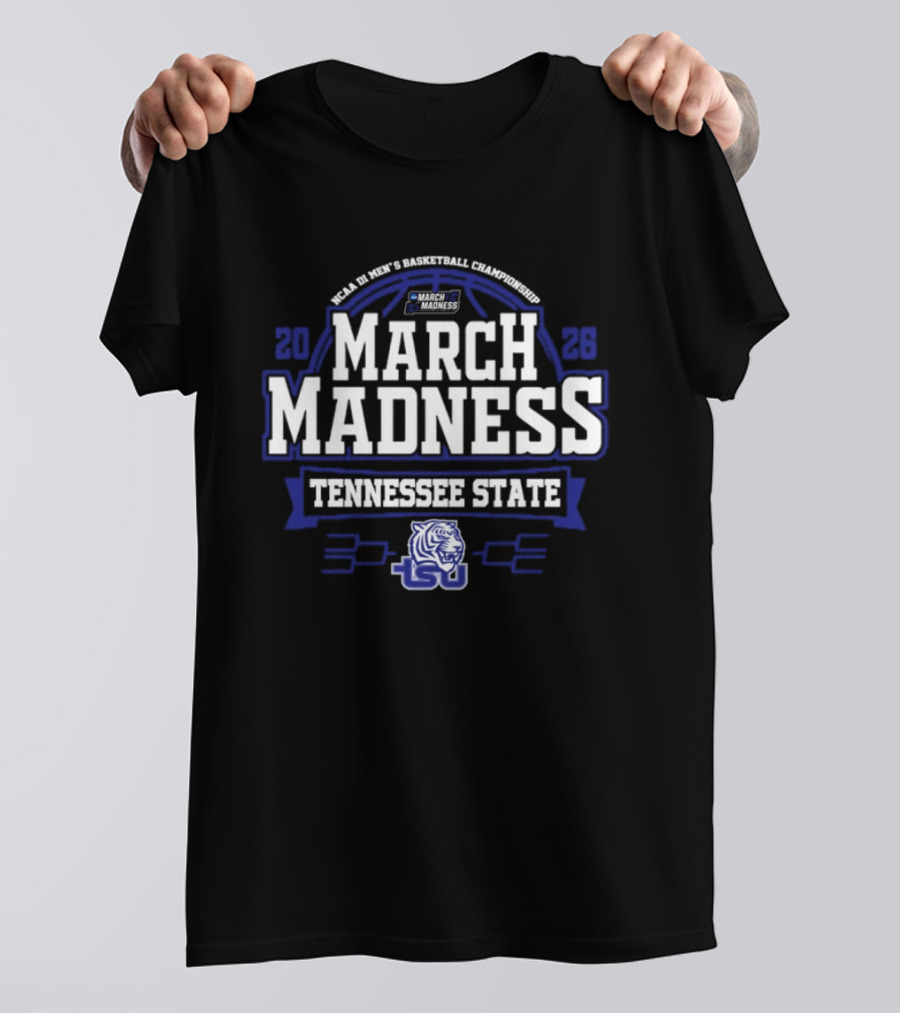 NCAA Men's Basketball Championship 2023 March Madness Tennessee State Tigers T-Shirt