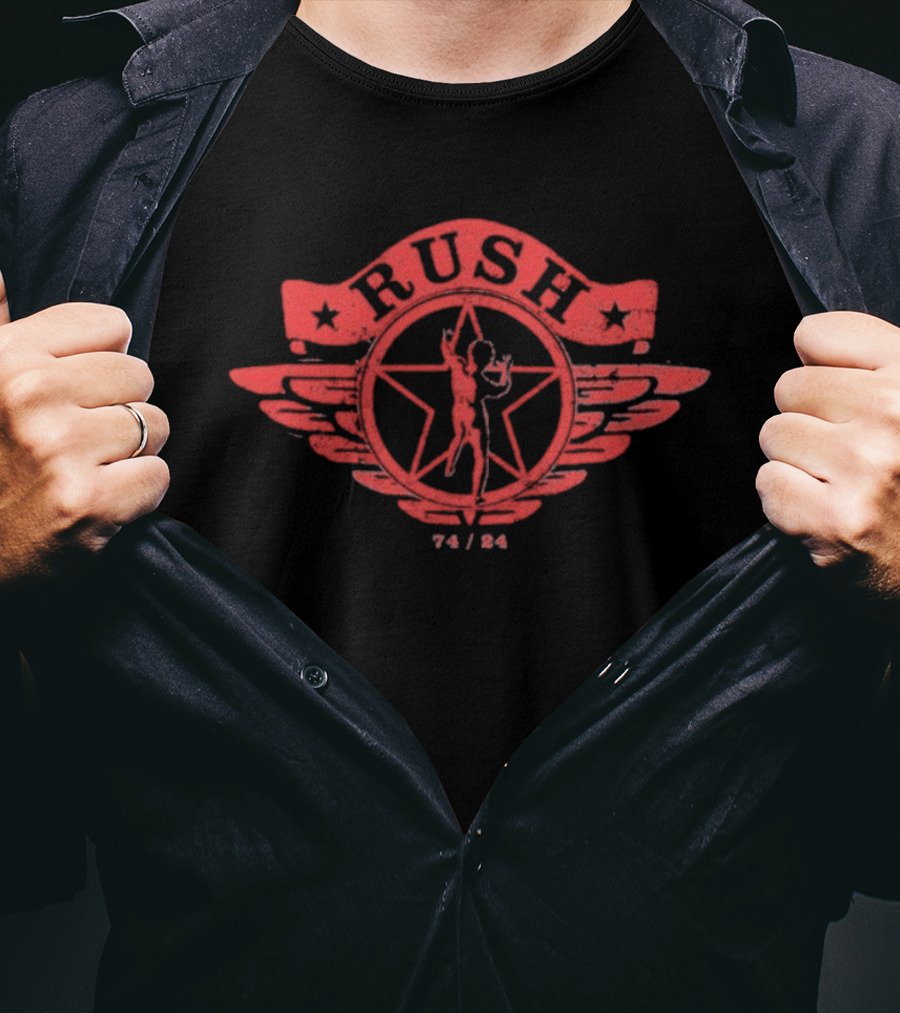 Rush 74 24 Wings Star Man T-Shirt