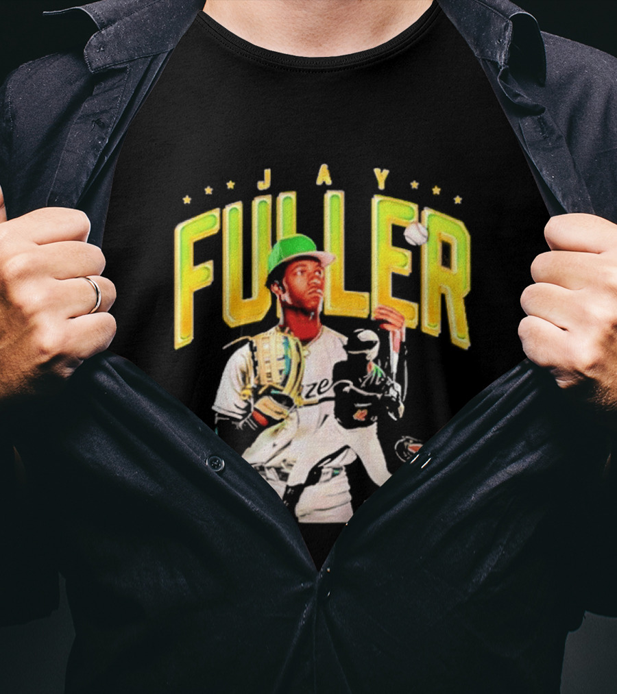 Jay Fuller UAB Baseball Player NCAA Collage With Catcher And Batter T-Shirt