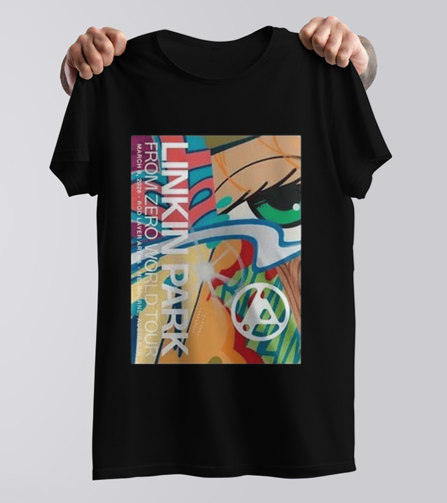 LINKIN PARK From Zero World Tour March 2026 Marvel Stadium Melbourne T-Shirt