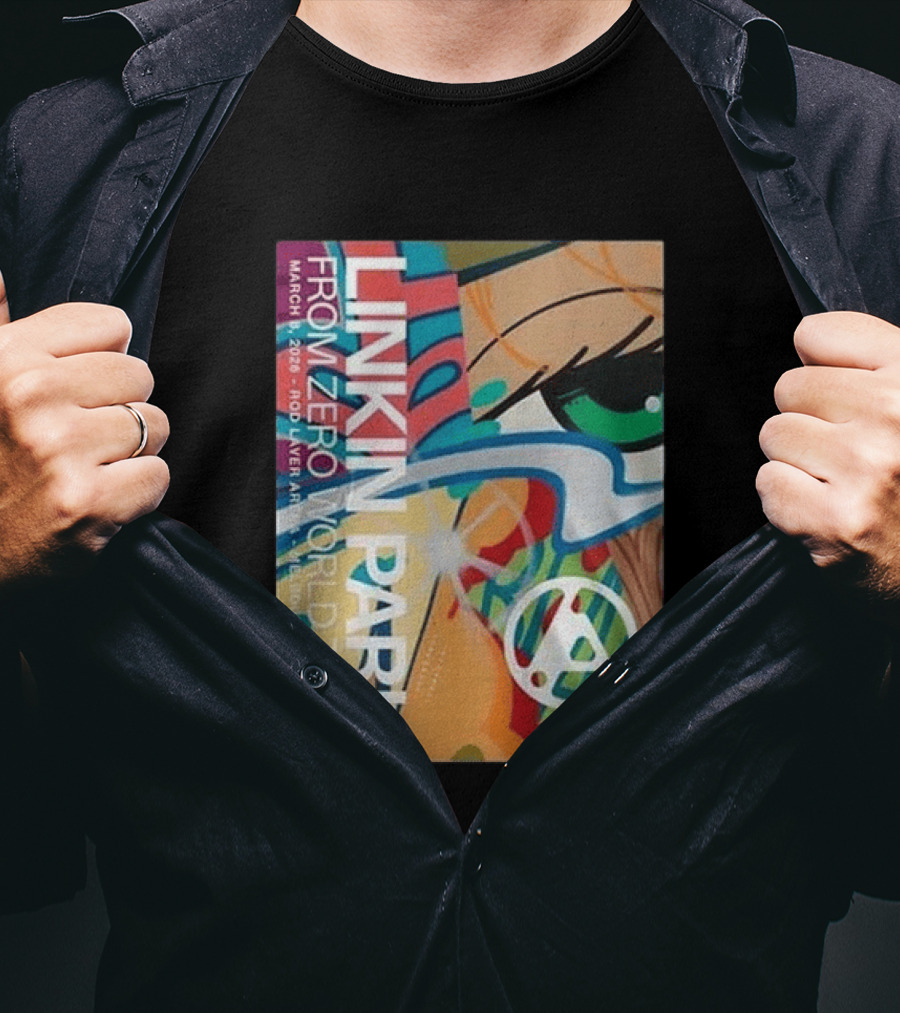 LINKIN PARK From Zero World Tour March 2026 Marvel Stadium Melbourne T-Shirt