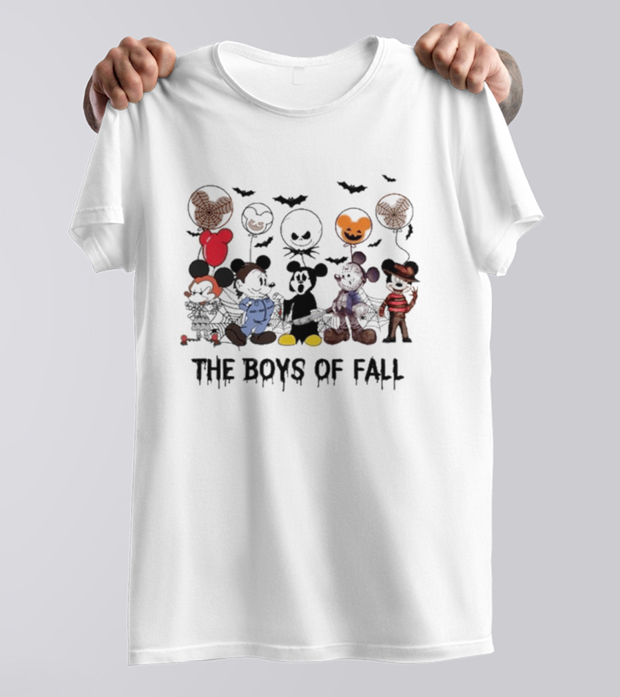 Mickey Mouse Walt Disney Halloween The Boys Of Fall 2024 T-Shirt
