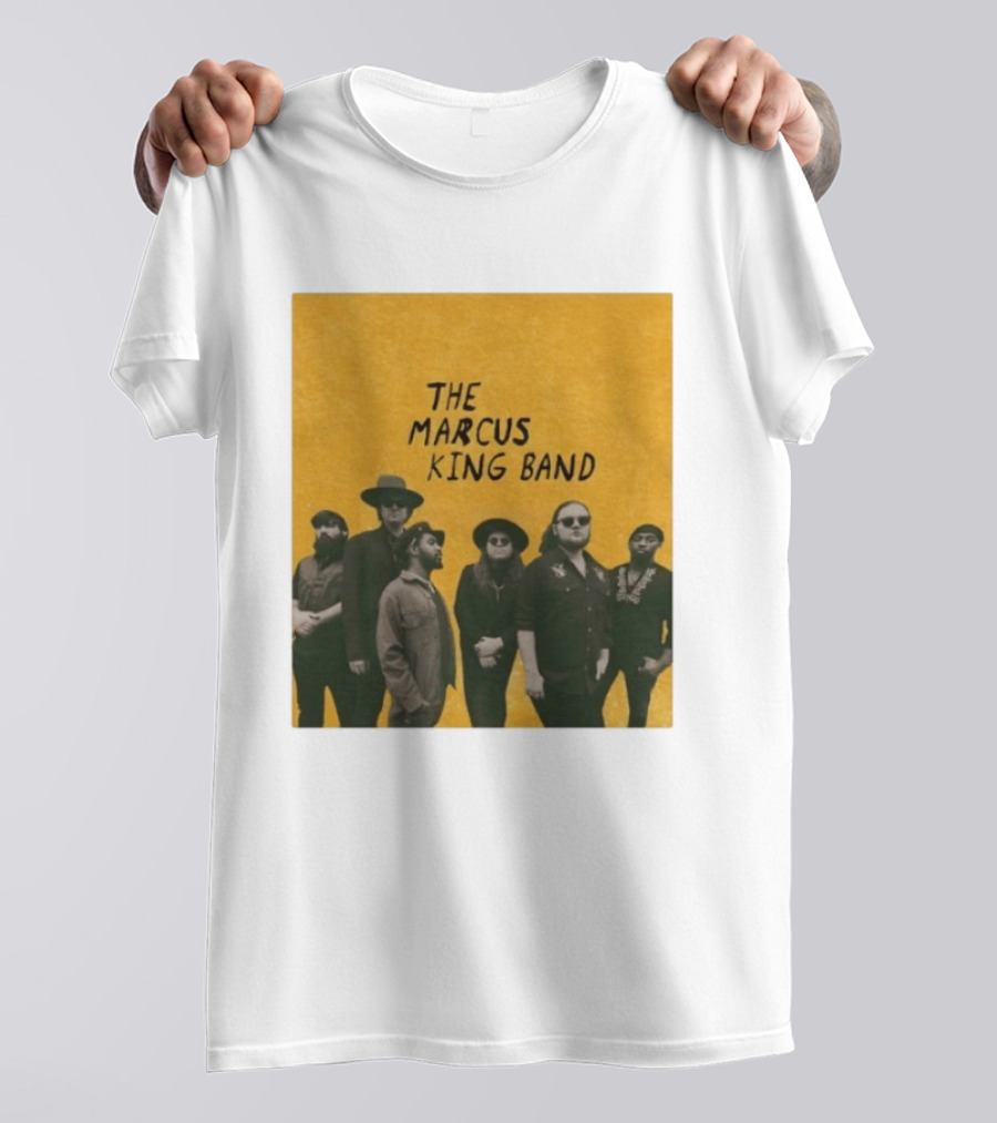 The Marcus King Band Vintage American Tour Group Photo T-Shirt