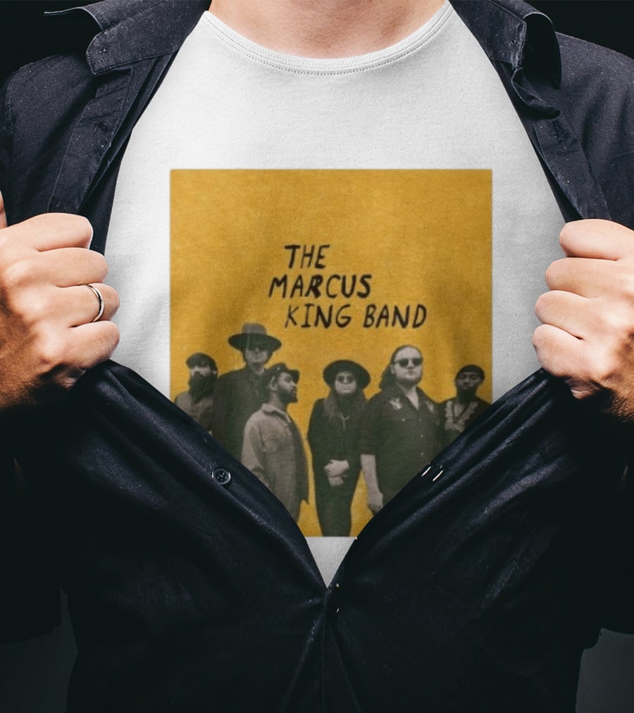 The Marcus King Band Vintage American Tour Group Photo T-Shirt