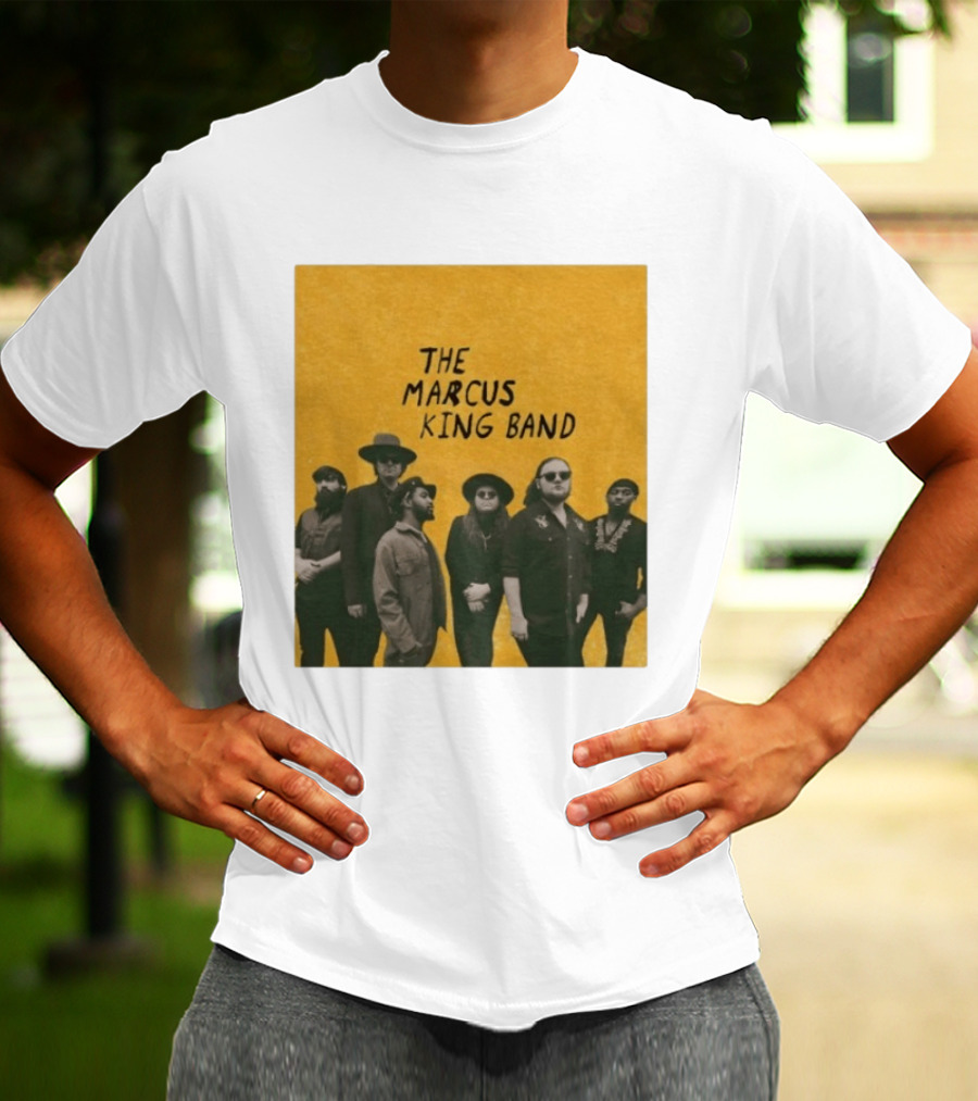 The Marcus King Band Vintage American Tour Group Photo T-Shirt