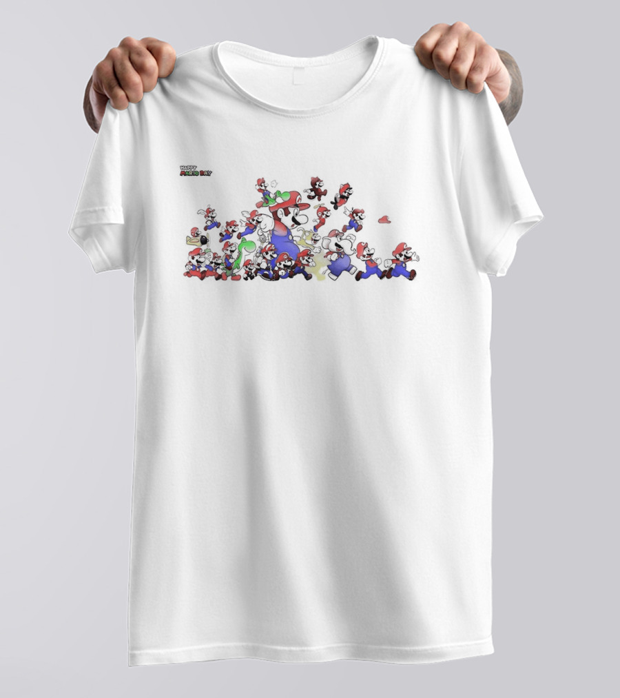 Super Mario Movie Celebration Happy Mar10 Day T-Shirt
