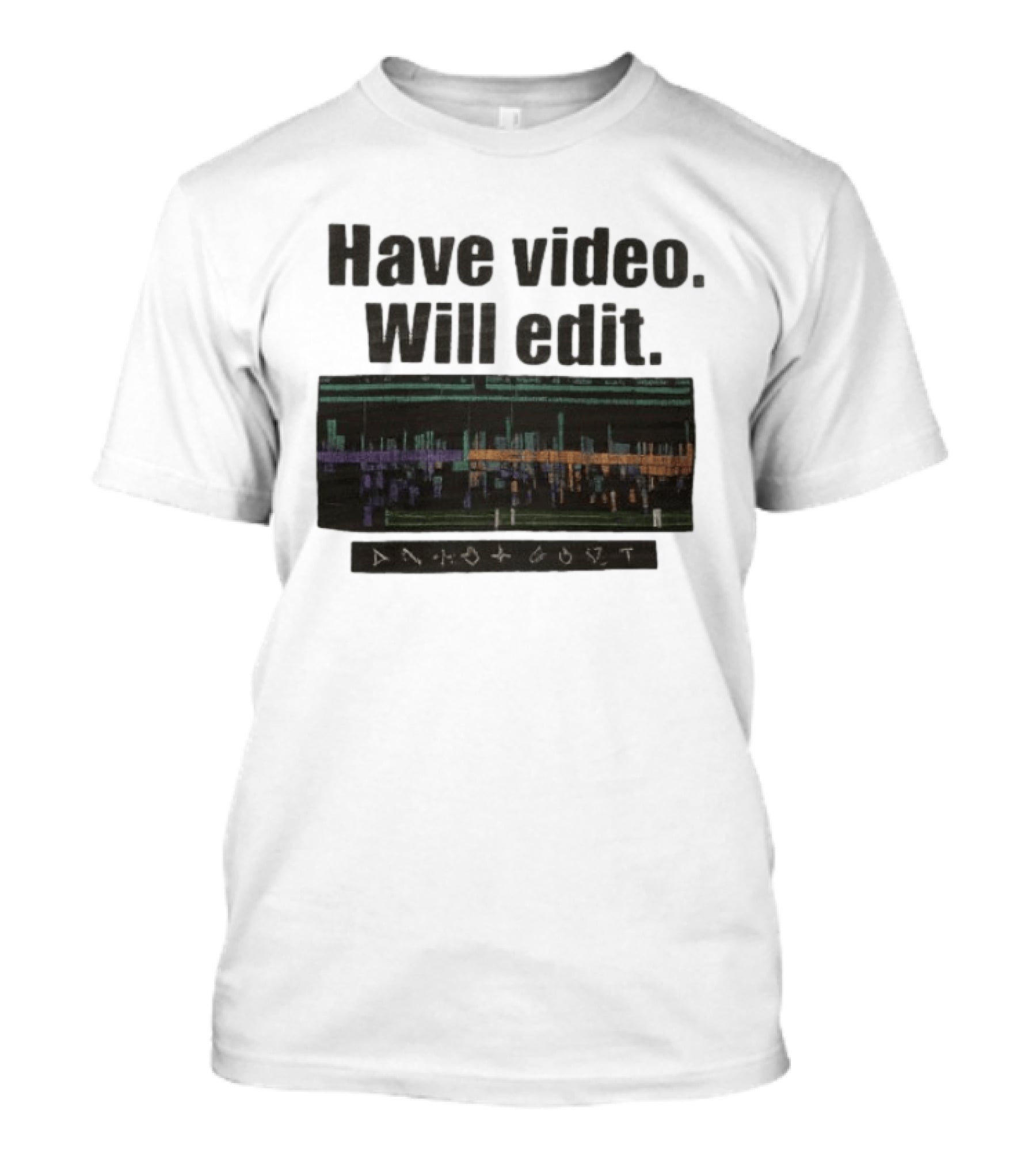 Have Video Will Edit Film Strip T-Shirt