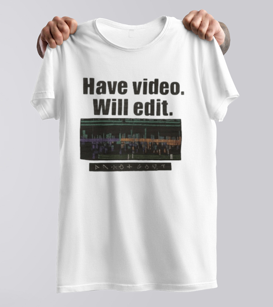 Have Video Will Edit Film Strip T-Shirt