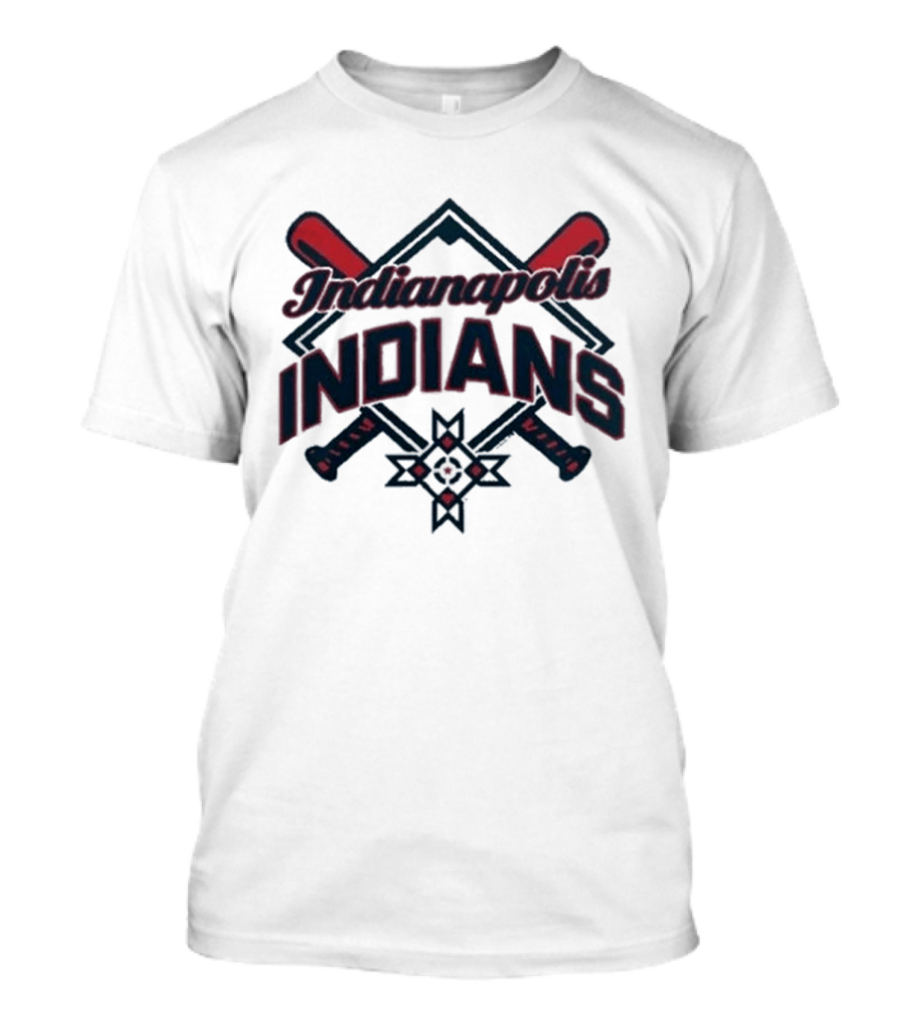 Indianapolis Indians 2026 Native American Heritage Night Baseball Crossed Bats T-Shirt