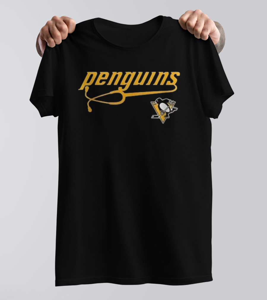 Pittsburgh Penguins Healthcare Appreciation Night 2026 Stethoscope T-Shirt
