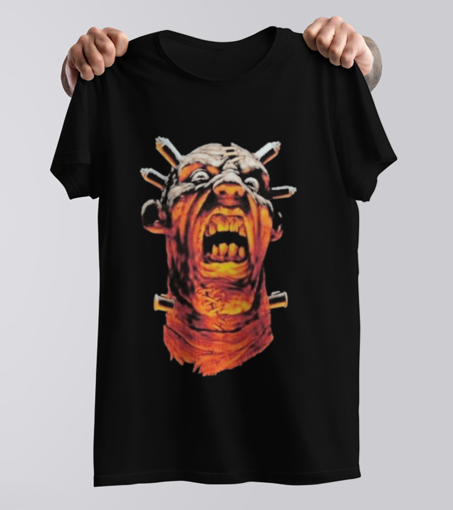 Wyco 1990s Wes Benscoter Frankenstein Horror T-Shirt