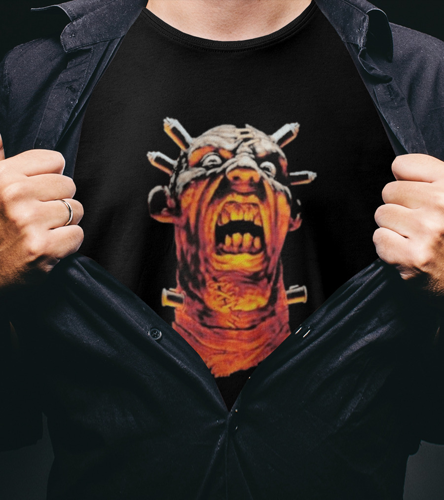 Wyco 1990s Wes Benscoter Frankenstein Horror T-Shirt