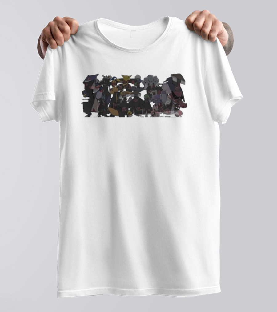 Akatsuki Members Naruto Anime Characters Collection T-Shirt