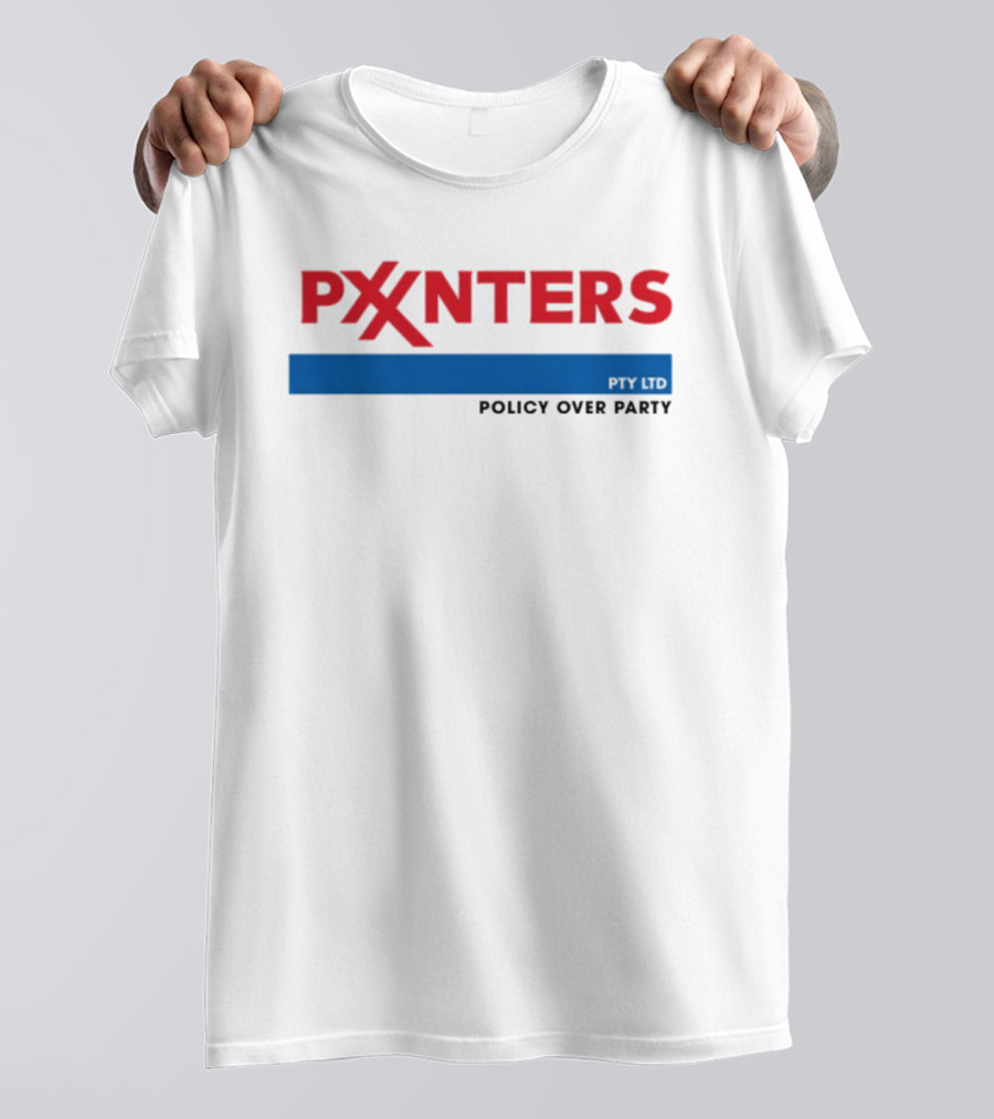 PXXNTERS Policy Over Party Politics T-Shirt