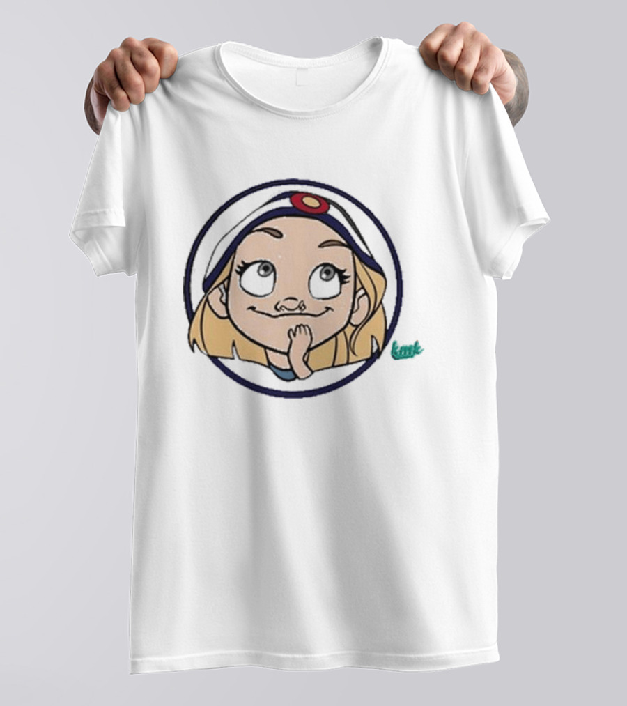 Kallmekris Riley Cartoon Character With Hat T-Shirt