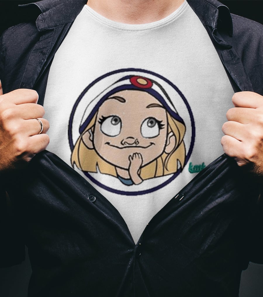 Kallmekris Riley Cartoon Character With Hat T-Shirt