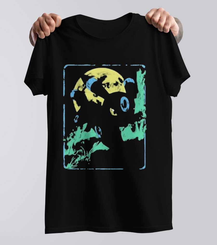 8thwndr Moonbreon Neon Lunar Creature T-Shirt